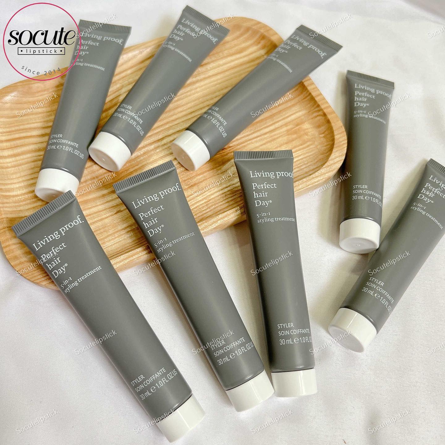 Kem Tạo Kiểu Giữ Nếp Tóc Living proof Perfect hair Day 5-in-1 Styling Treatment 30ml