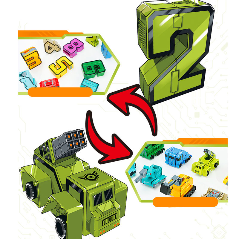 Robot số size đại - bộ lắp ráp robot số từ 0 đến 4 kích thước lớn