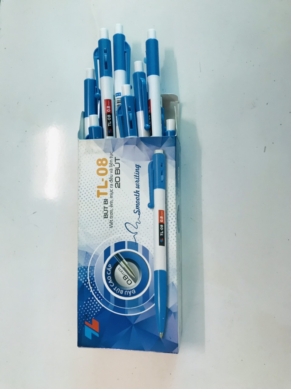 Bút bi Thiên Long TL 08 xanh,đỏ