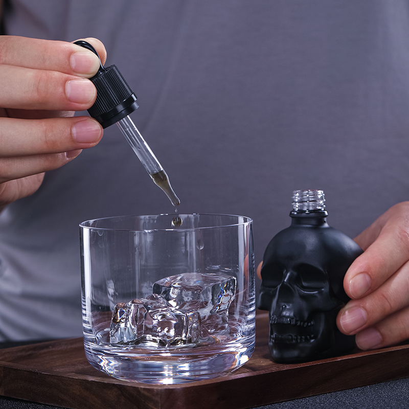 Glass Spray Bitter Dropper Bottle Scrub Skull Bitter Bottle Of Bitter glass-spray-bitter-dropper-bottle-scrub-skull-bitter-bottle-of-bitter