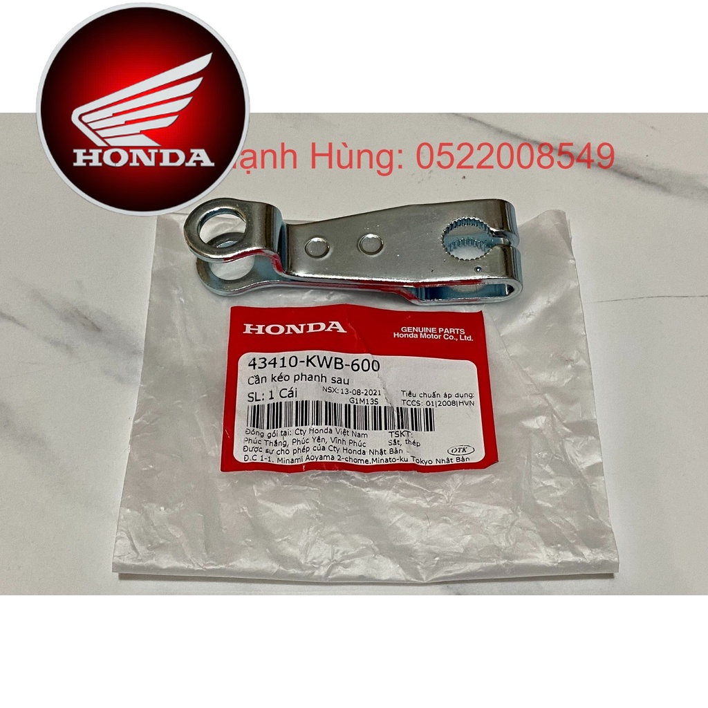Cần kéo phanh sau Wave 110 (43410KWB600)