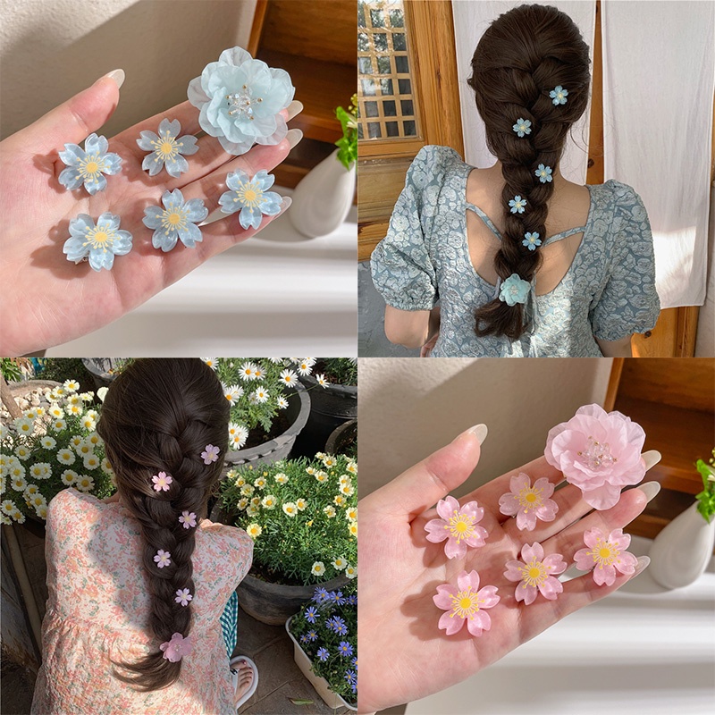 hairpin woven fabric cherry blossom pattern japanese style