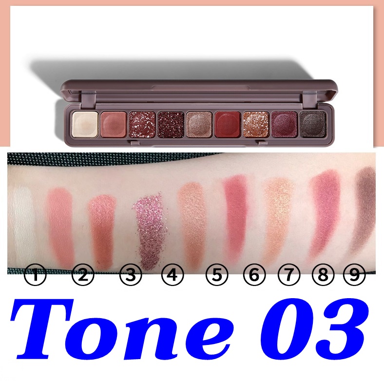 [HCM]Phấn mắt bền màu lâu trôi màu chuẩn phù hợp mọi loại da kể cả da dầu Lameila 3600