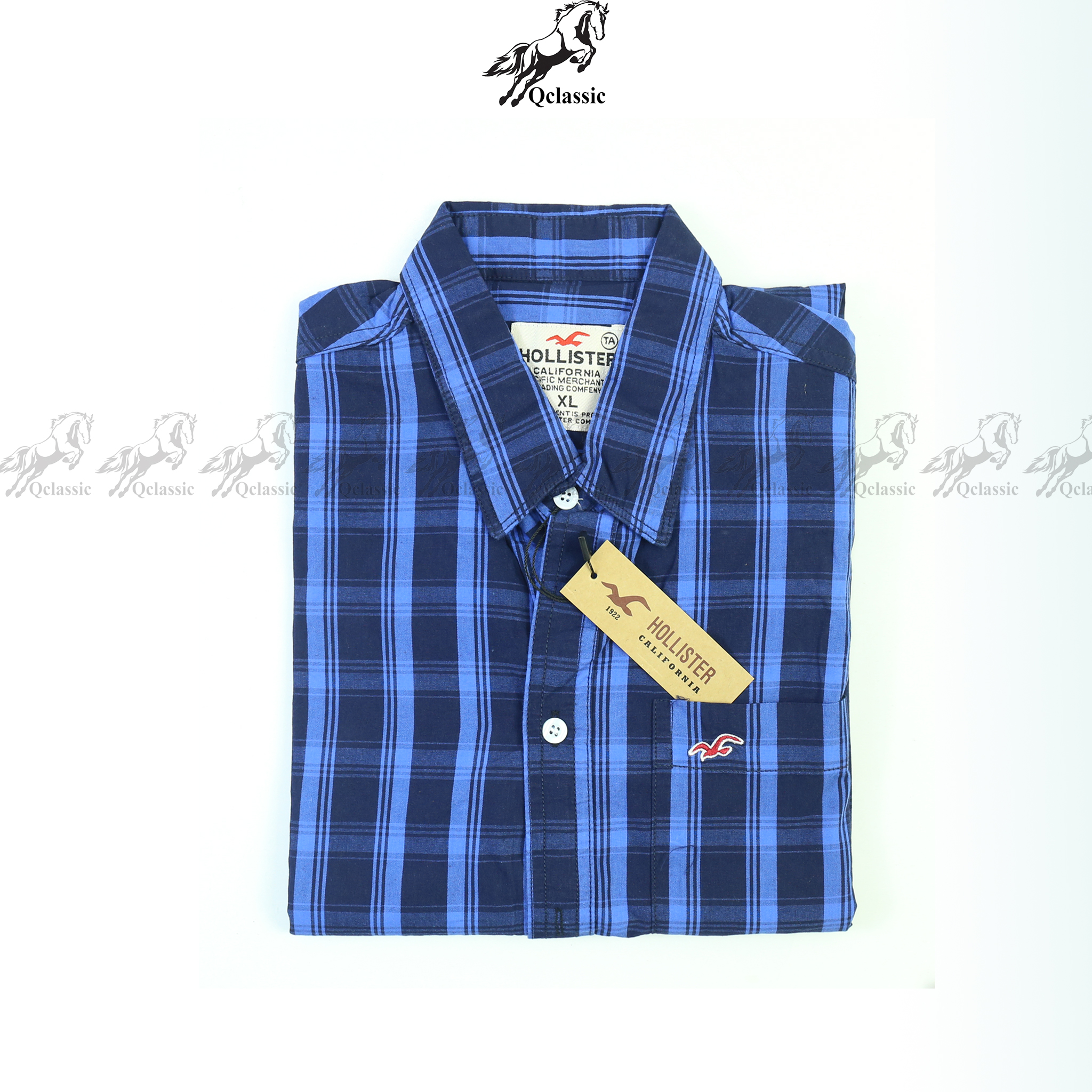 Áo sơ mi nam sọc caro tay ngắn vải đẹp thấm hút mồ hôi