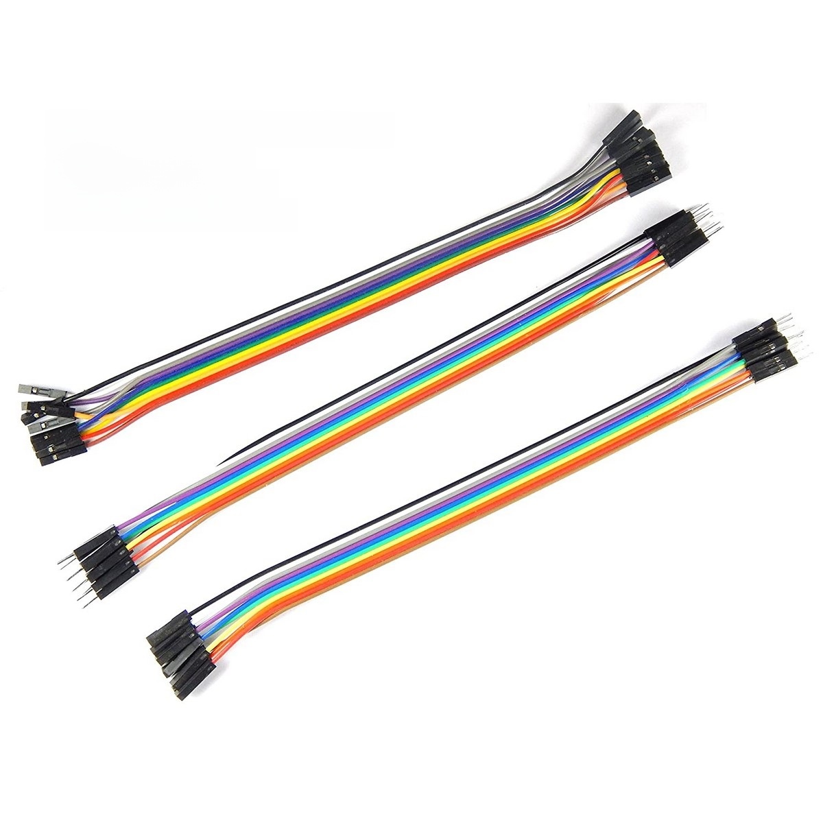 30cm 12inch Arduino Jumper Cable Connecting Wires Male to Male - Male to Female - Female to Female - Hole to Hole - Pin to Hole - Pin to Pin - Ribbon Cable
