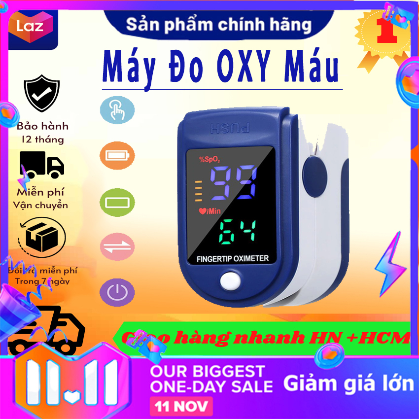Bao đổi trả 12 tháng - Máy đo nồng độ oxy trong máu spo2 LK87 hỗ trợ đo nhịp tim - Máy Đo oxy trong máu,máy đo huyết áp cao Shop Cheeryq