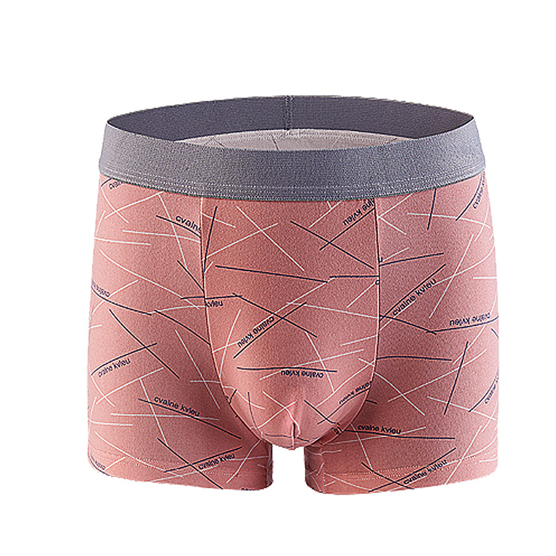 EERSHENSHI Men's new underwear comfortable breathable boxers simple design boxers printed underwear