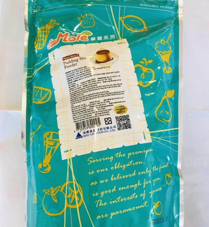 Bột pudding ( bột bánh flan) Mole hương Khoai Môn/ Trứng/Chocolate/Phô mai gói 1kg