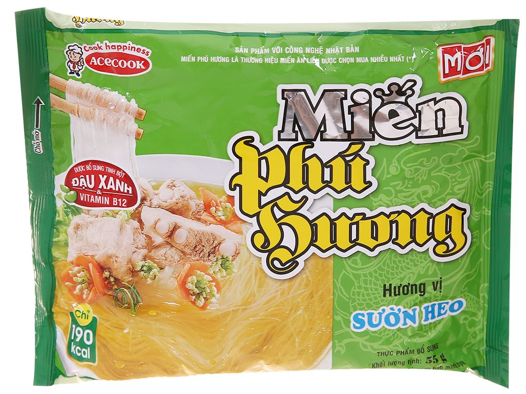 Miến PHÚ HƯƠNG - Sườn Heo 55G
