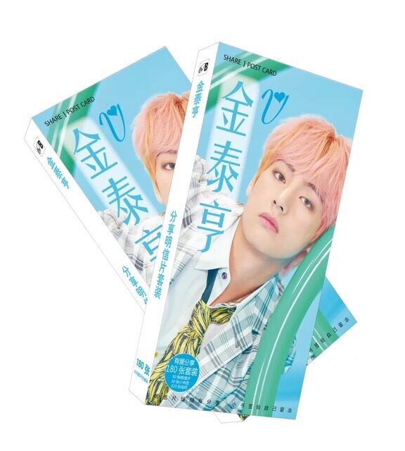 Post card V answer nhóm nhạc BTS