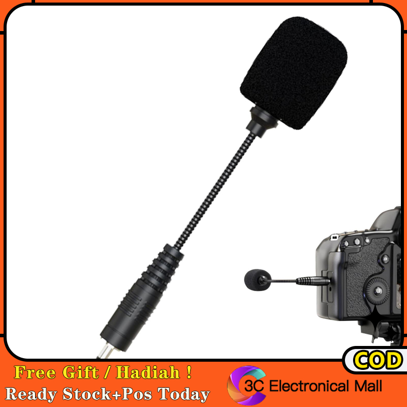 Mini Microphone 3.5mm Jack Flexible Noise Reduction Microphone For Mobile
