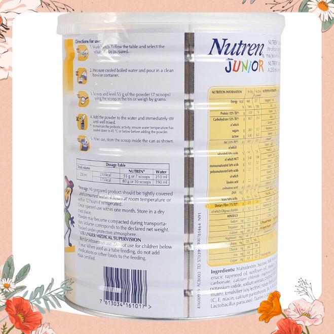 [Chính hãng] Sữa Nestlé Nutren Junior 800G - Thụy Sĩ