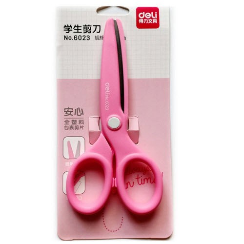 (1 Cây) Kéo Học Sinh Nhỏ Deli 131mm 6023