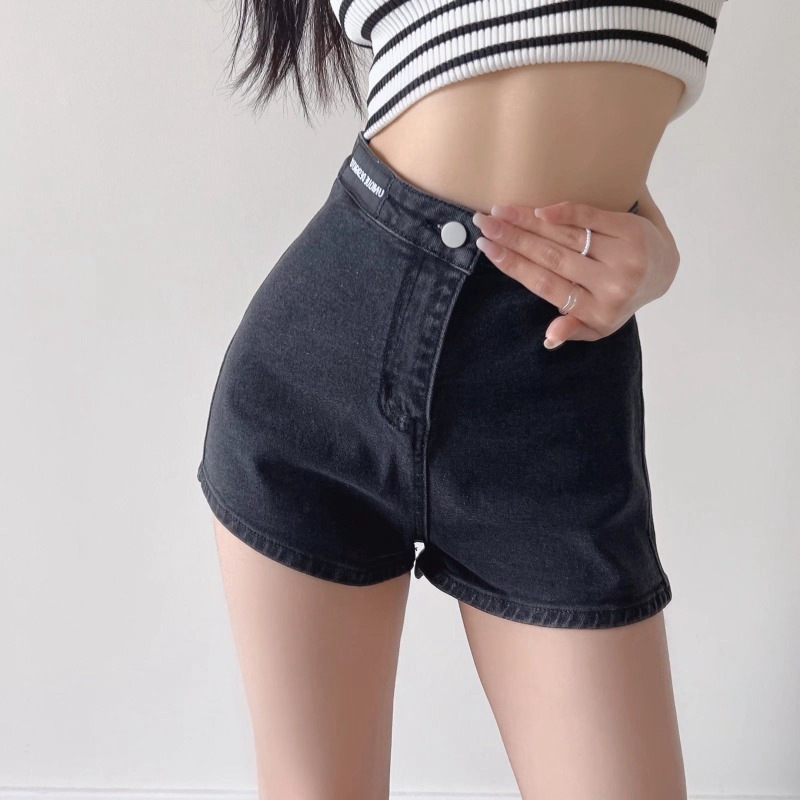 Denim Shorts Women's Summer Slim A-line Shorts