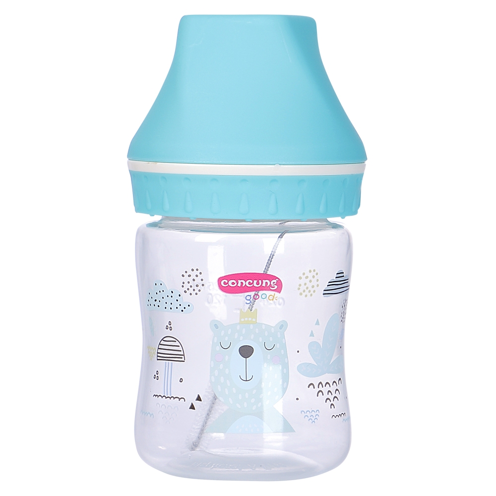Bình sữa ConCung Good cổ rộng 120ml (Xanh dương)
