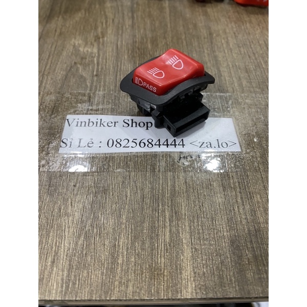 Công Tắc Xe Máy Nút Đỏ Thái Xịn Passing/Hazard/Đề/tắt đèn
