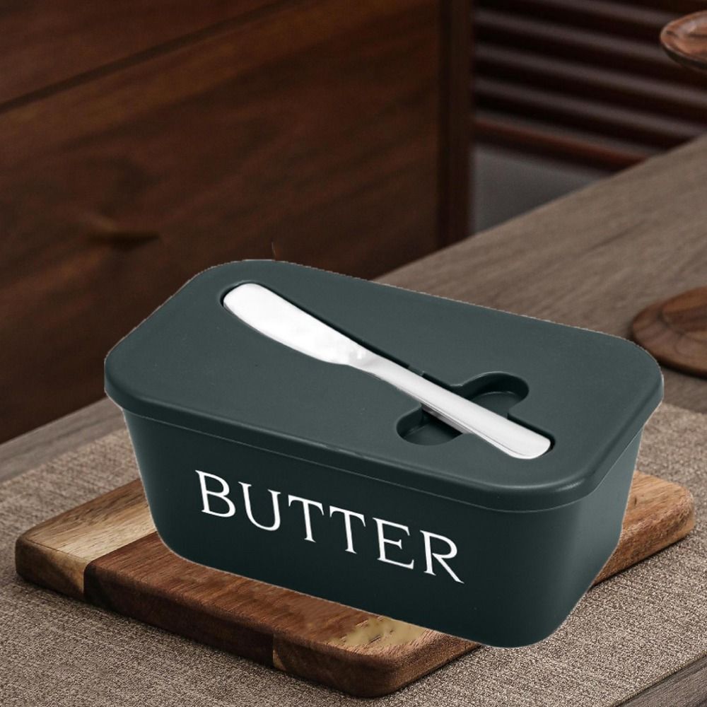 Multi-functional Plastic Butter Container Rectangular Food Grade Butter ...