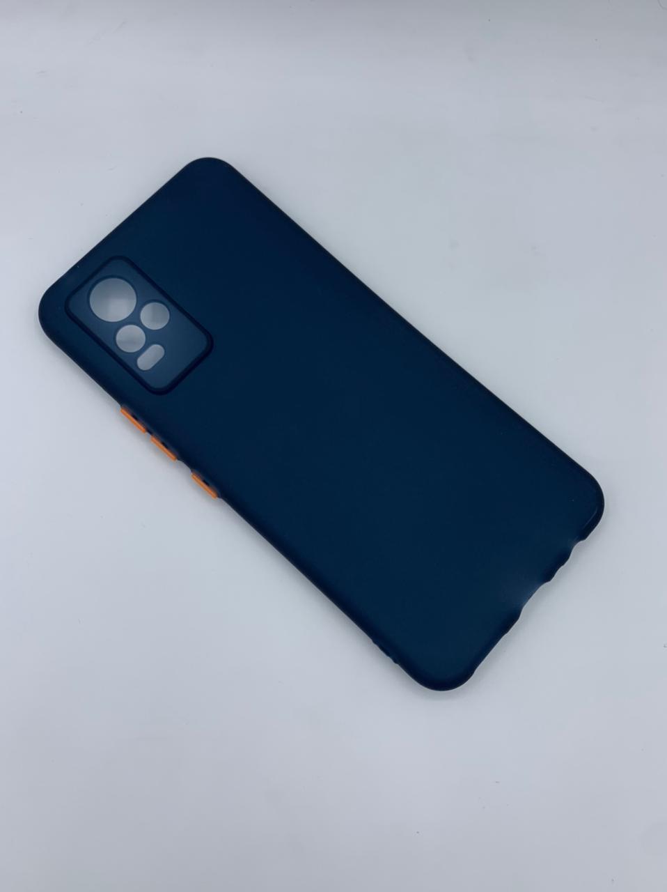 Vivo V21e Ultra Thin Soft Shockproof Silicone Back Cover Matte Protection Case. 