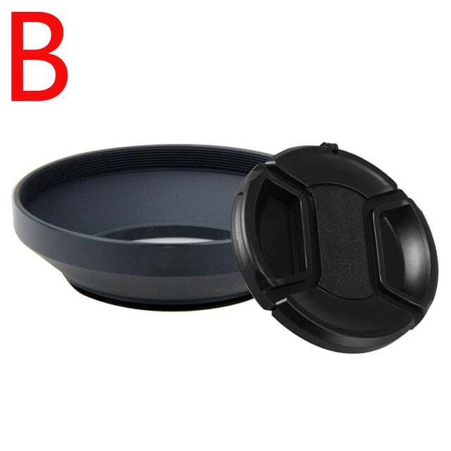 Metal lens hood wide-angle 49mm 52mm 58mm 55mm 62mm 67mm 72mm 77mm 82mm camera hood for canon nikon sony