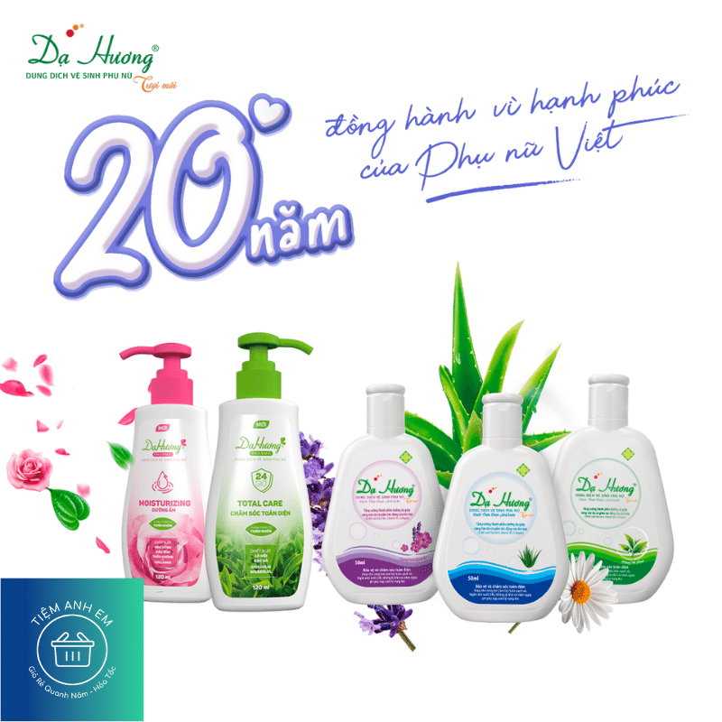 Dung dịch vệ sinh phụ nữ Dạ Hương Pharma (Chai 120ml)