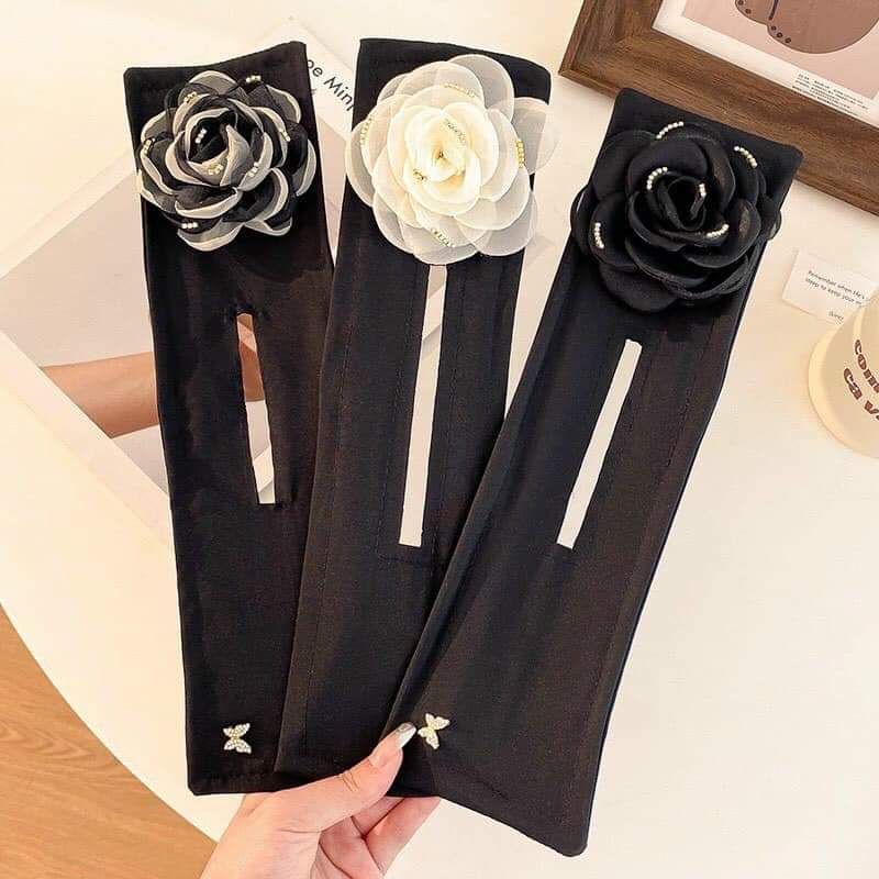 LZD 2 thanh cuốn búi tóc hoa Hàn Quốc