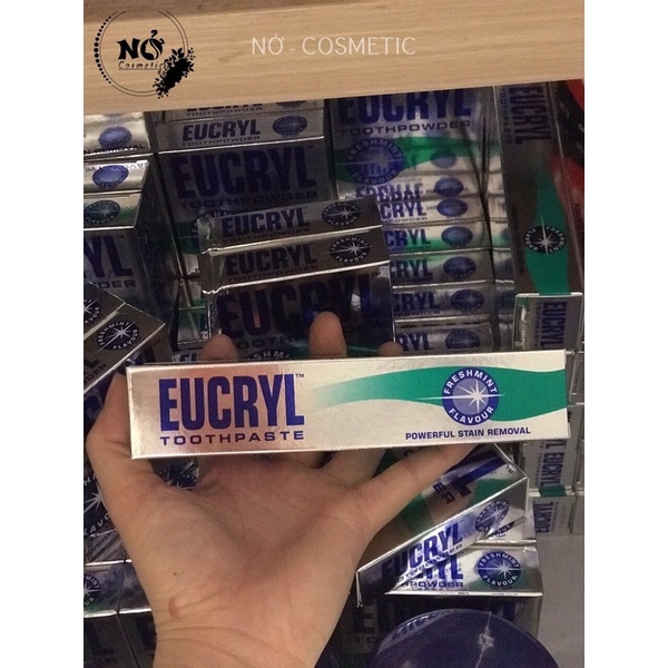 Kem Đánh Răng Làm Trắng Răng Hương Bạc Hà Eucryl Freshmint Toothpaste 62g
