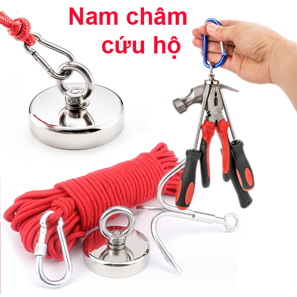 Nam châm móc tròn, Nam châm cứu hộ siêu hút