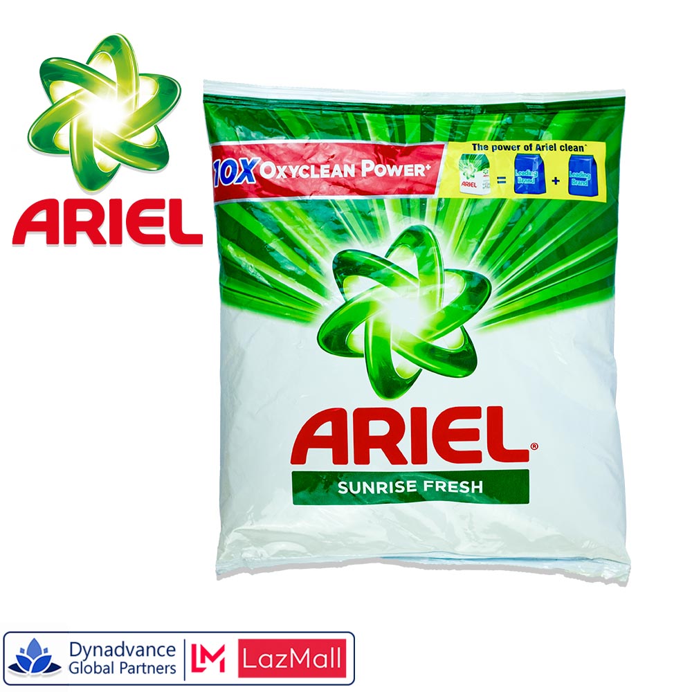 Ariel Laundry Powder with Oxybleach [565g] Sunrise Fresh Scent 10X Oxyclean Power Ariel