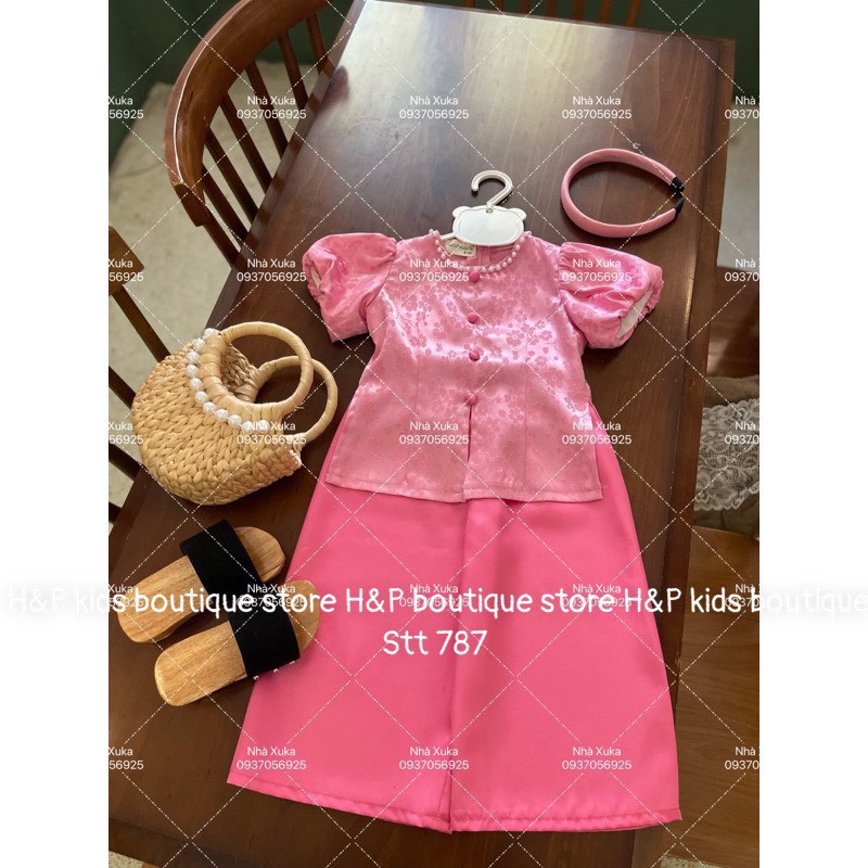 Set bộ bà ba hàng cao cấp dễ thương cho bé gái