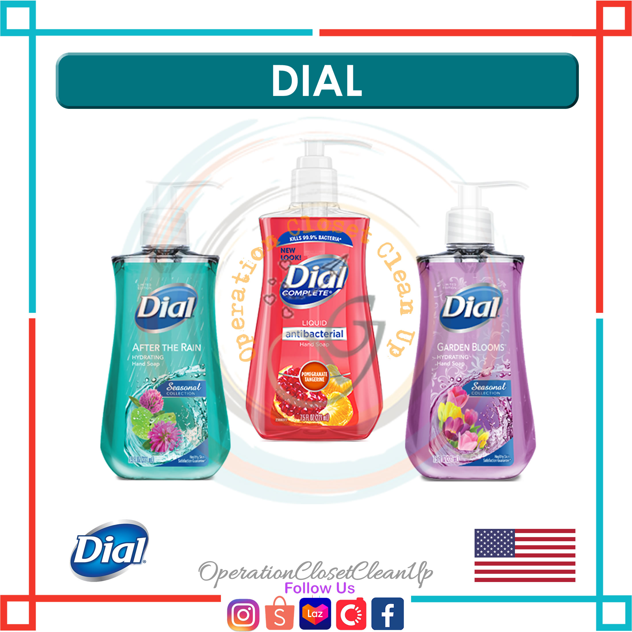 Dial after the rain hand online soap