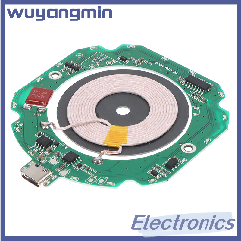 wuyangmin 15W Qi Fast Wireless Charger PCBA Circuit Board Transmitter Module+Coil Charging