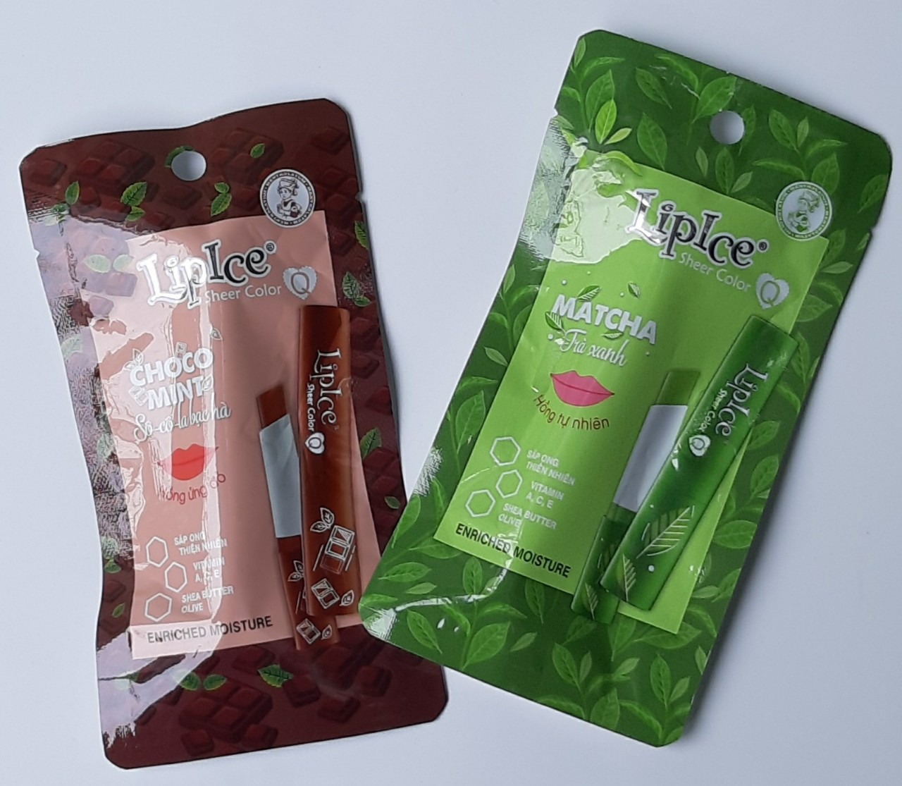 [hồng ửng đỏ] Son Lipice Sheer Color Q CHOCO MINT (Hồng ửng đỏ) 2.4g