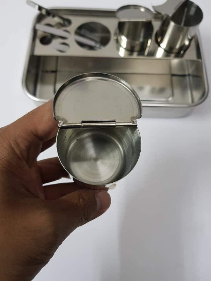 Khay inox đa năng đựng dụng cụ y tế, spa