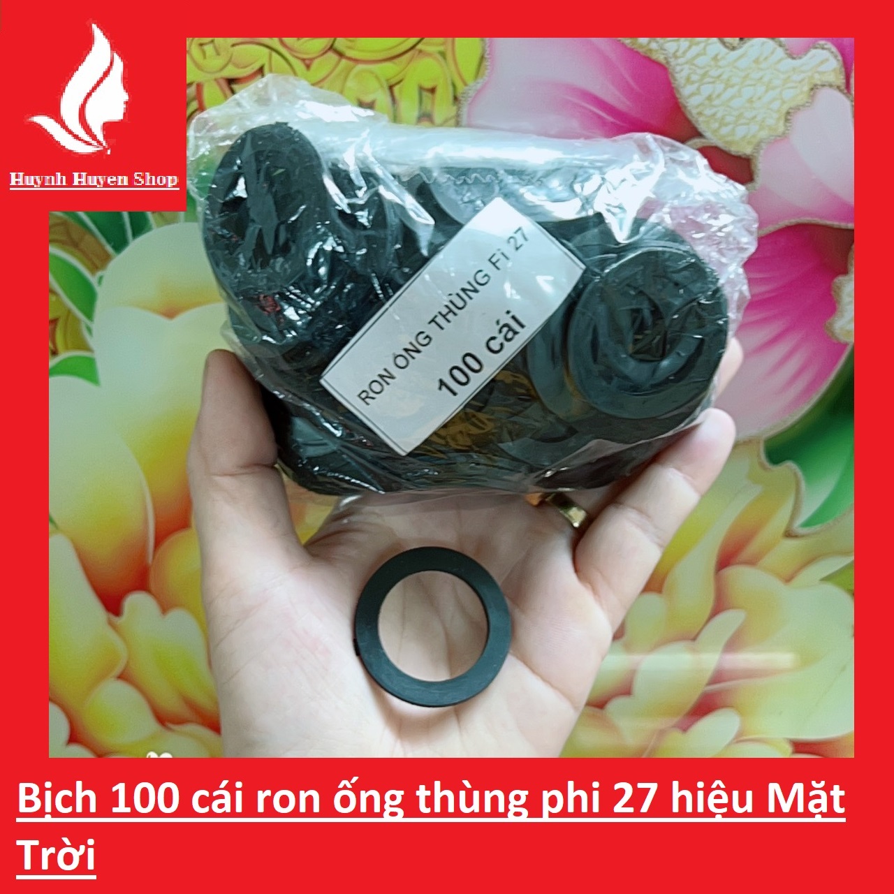 [COMBO 100 CÁI] RON ỐNG THÙNG PHI CÁC SIZE 21, 27,34,42,49 HIỆU MẶT TRỜI