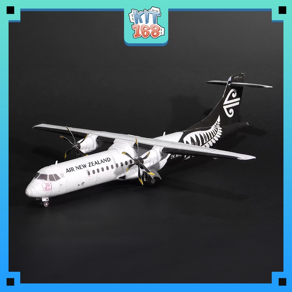 Mô hình giấy máy bay tr 72-600 air new zealand
