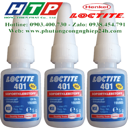 Thông tin kỹ thuật keo loctite 401 - 20gr