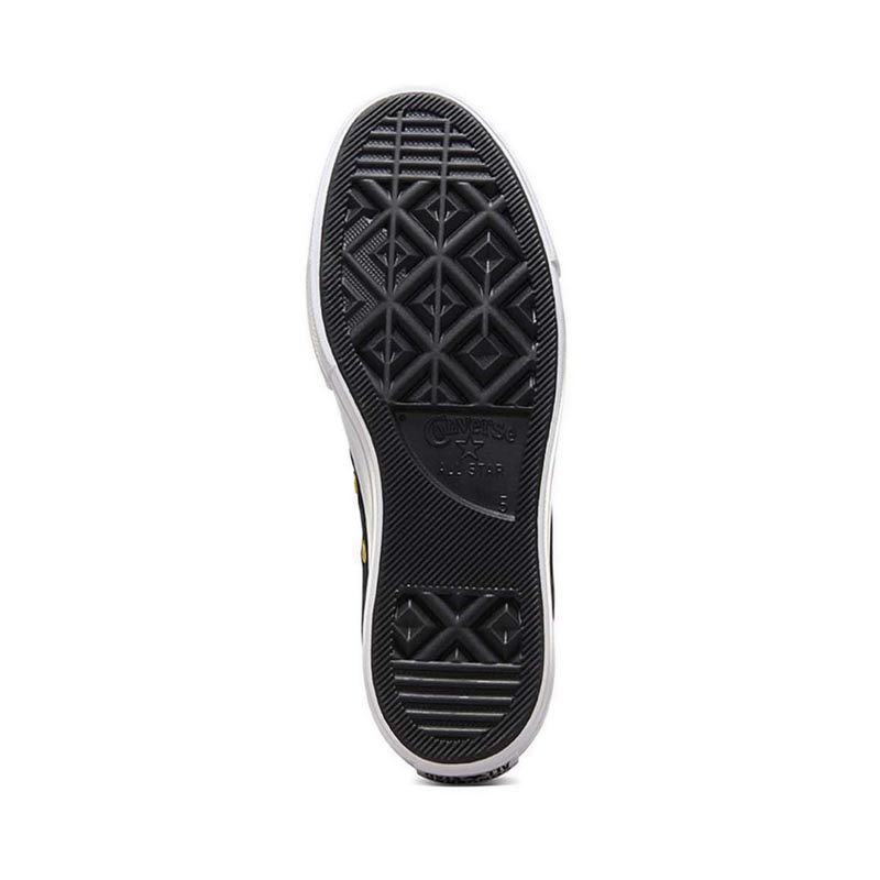 Converse CTAS Lift Platform Star Studded Women's Sneakers - Black/White/Gold