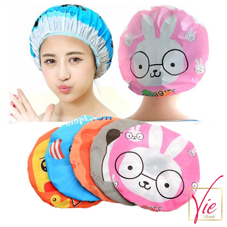 Mũ ủ tóc hình thú - Mũ ủ dưỡng tóc cute Viebeauté