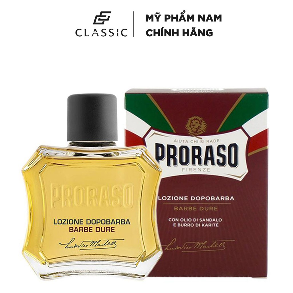 Dưỡng Da Sau Cạo Proraso After Shave Liquid Nourish Sandalwood