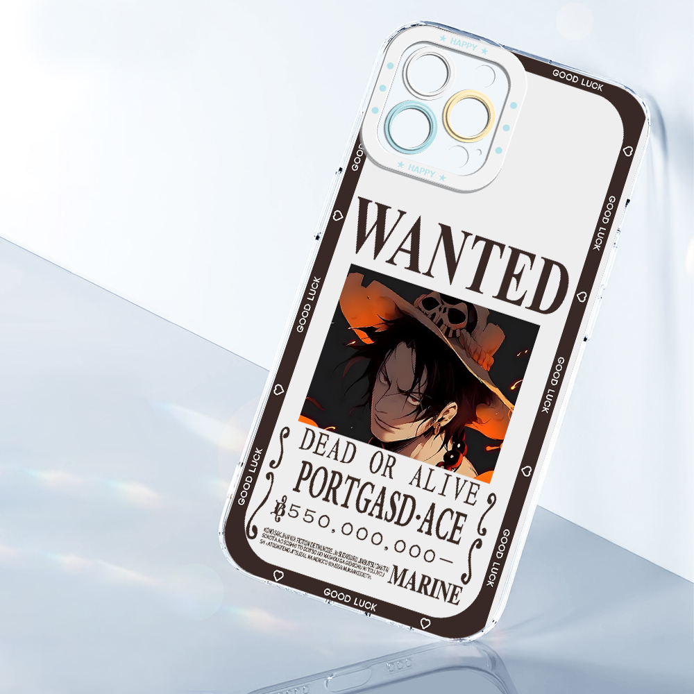 Jizetin for Infinix Note 11 Note 12 G88 Back Cover Transparent One Piece Luffy Ace Zoro Soft Full Camera Cover Protection Phone Cases. 