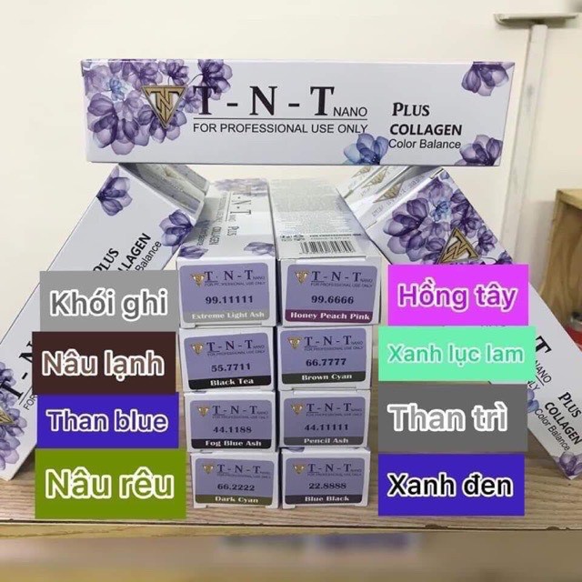 Thuốc nhuộm tóc TNT Plus - Màu nhuộm thời trang