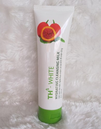 Sữa Rửa Mặt Trắng Da Ngừa Mụn Thâm TH - White 100g