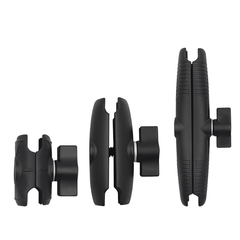 Arm Double Socket Arm for RAM with 1 Inch Ball Base Mount Motorcycle Camera Extension Arm