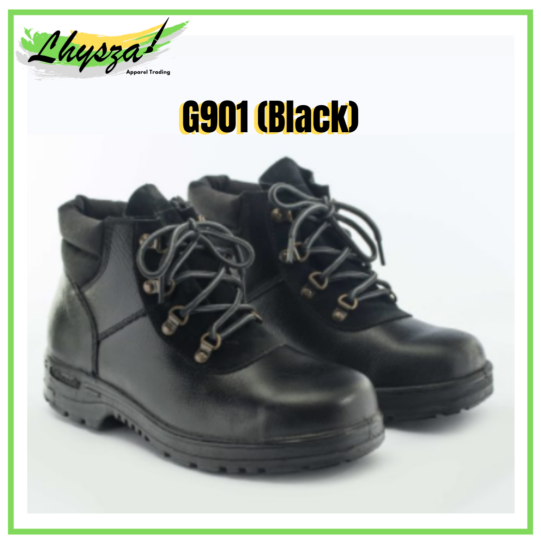 LEGIT GIBSON 'S G901 PU SAFETY SHOES HIGH CUT FOR MEN Lazada PH