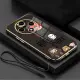 OPPO Reno 12F 5G Reno12F Fashion Harry Potter Wand Phone Case Square Edge Pattern Casing Plated Phone Shell. 