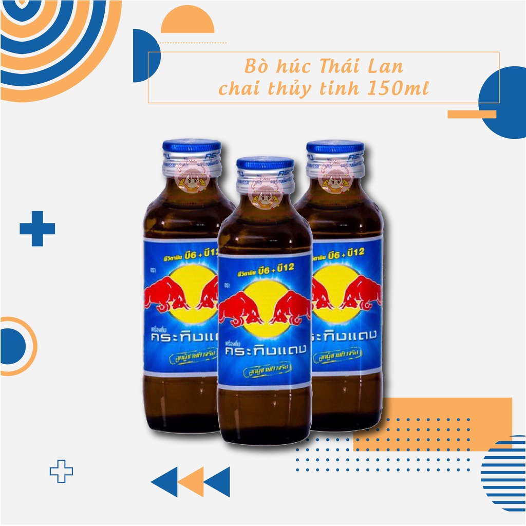 [GIÁ SỈ] Bò húc Thái Lan chai thủy tinh 150ml