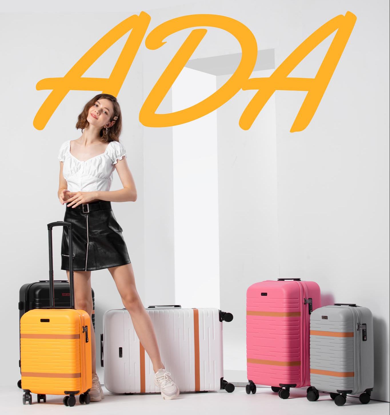 Vali kéo du lịch ROVER Ada - Size Ký Gửi (Size 28)