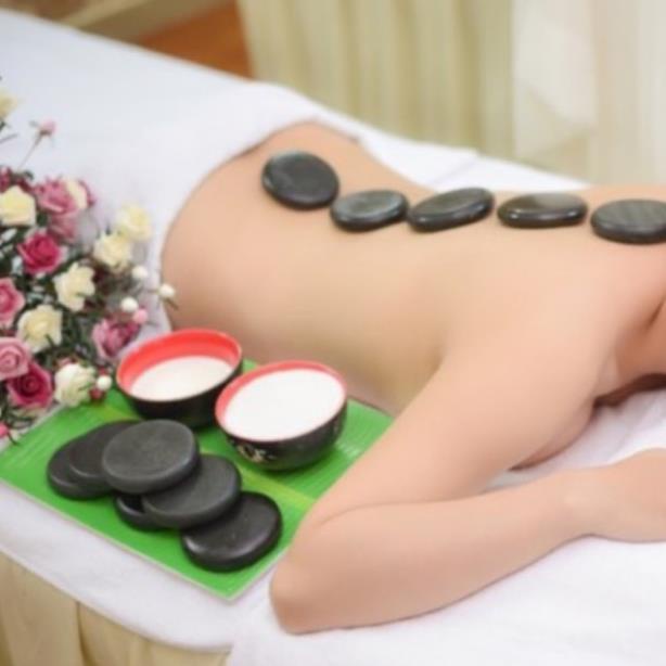 Đá Nóng Massage Cao Cấp Đả Thông Kinh Lạc Đá Núi Lửa Mát Xa Body