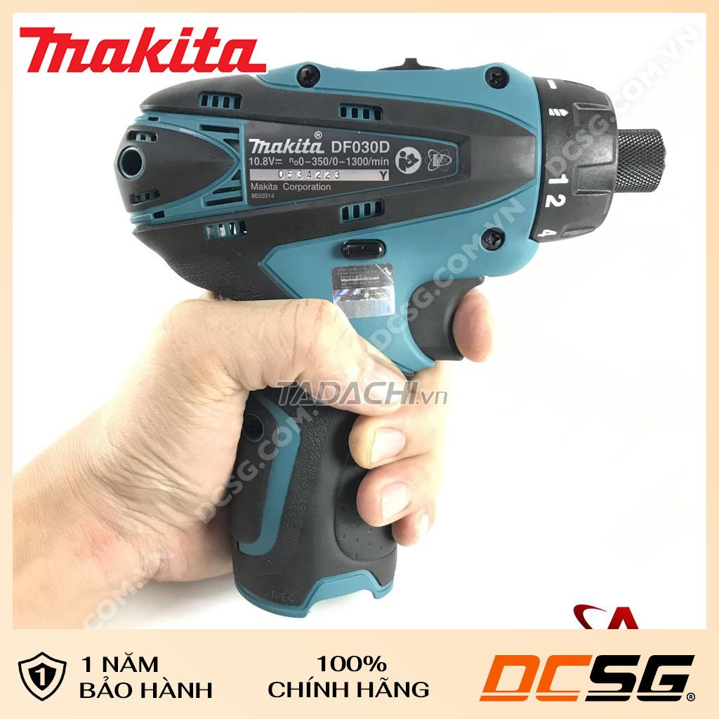 Máy Khoan Vặn Vít Dùng Pin 10.8V Makita DF030DZ (Không Pin Sạc)