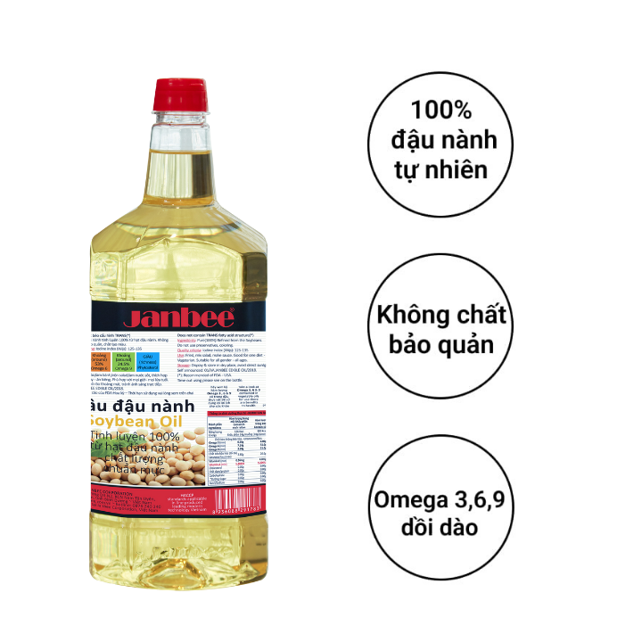 Dầu Đậu Nành Janbee 2L